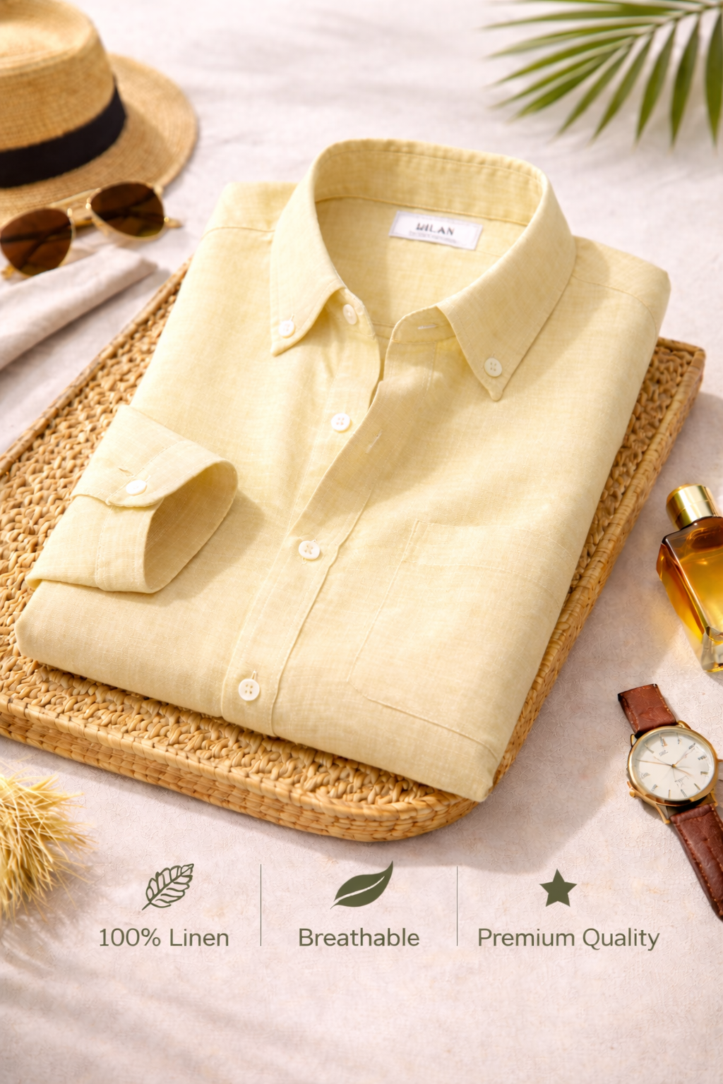 Combo Set 5 Linen Shirts Combo Pack (4 Shirts) - Image 4