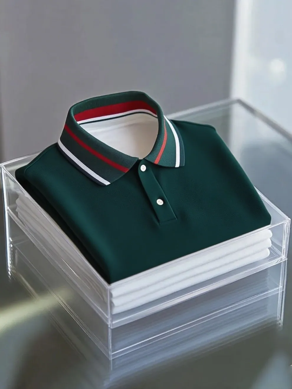 Men’s Balltoy Business Button-Down Short Sleeve Shirt Short Sleeve Shirt - Image 3